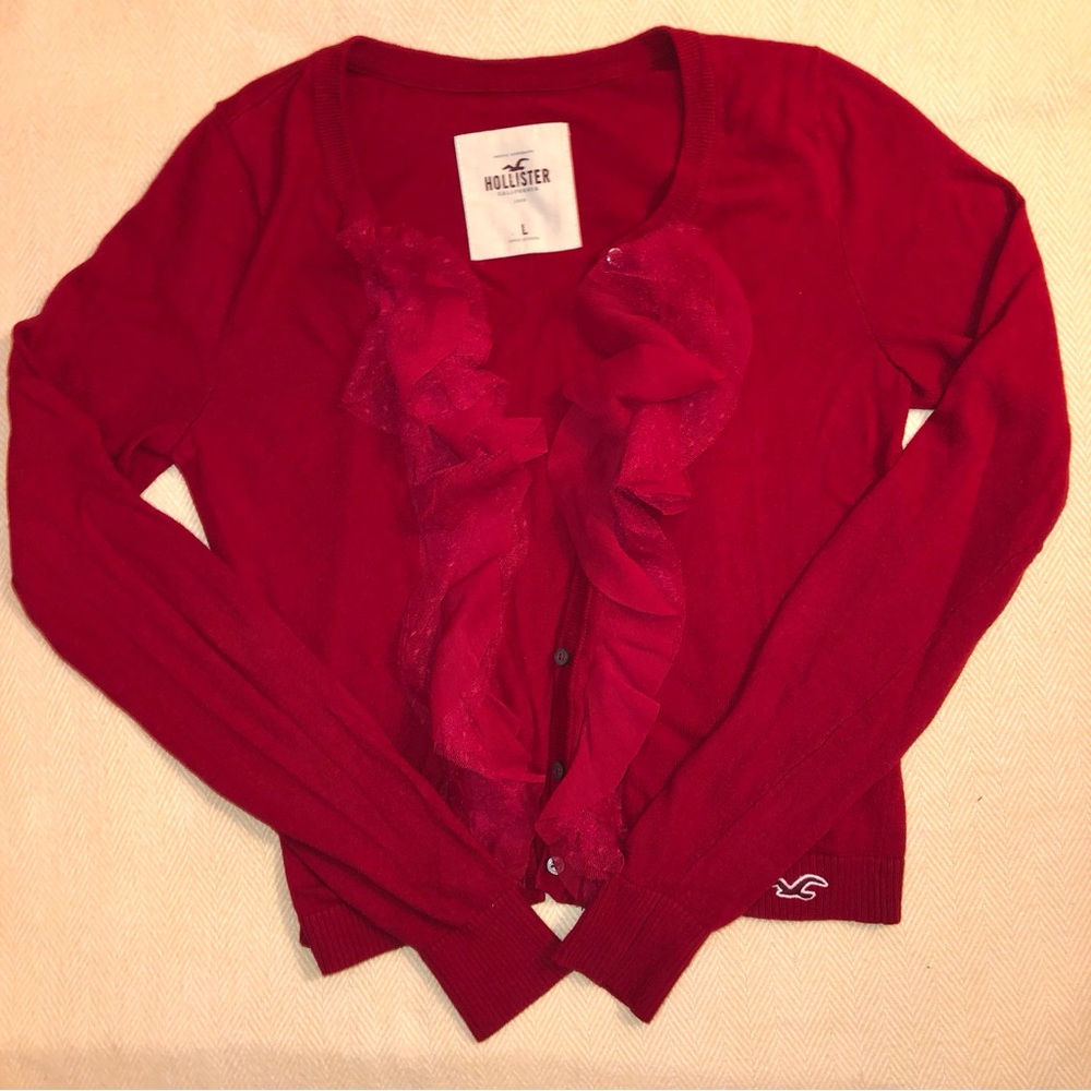 Hollister Women's Red Sweater